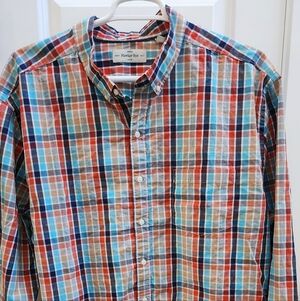 Hawoer And Rye Men's Multicolor Plaid Casual Shirt